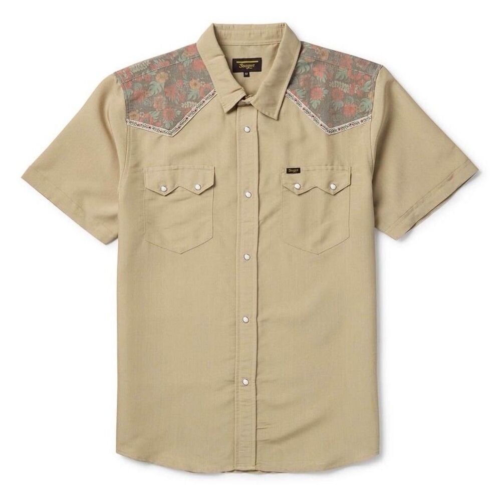 Seager Sawtoof Short Sleeve Shirt Men’s Size Small- Flora Print Flawed
